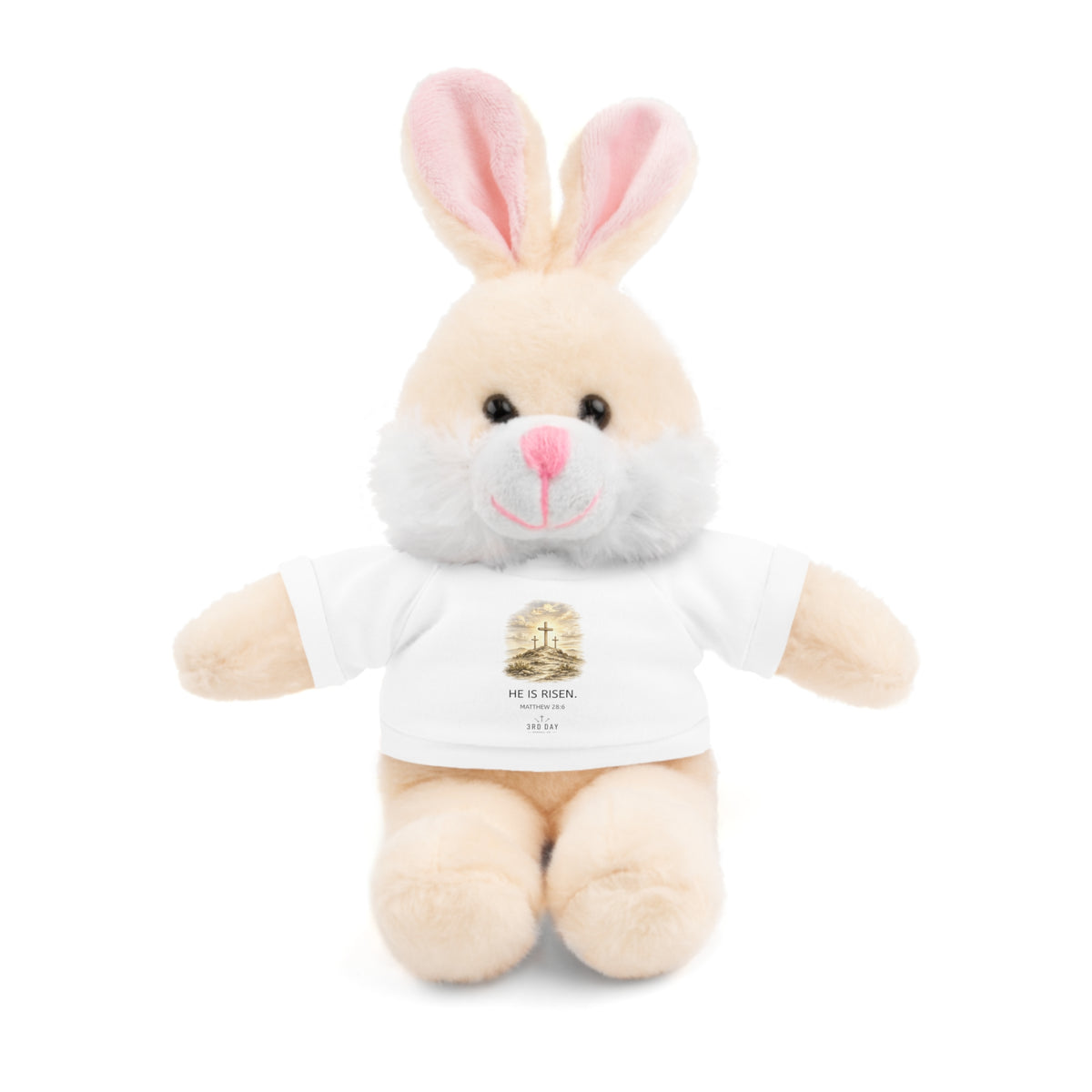 He is Risen Stuffed Animals with Tee
